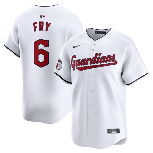 David Fry Cleveland Guardians Home Limited Player Jersey - White | Stitched Baseball Jersey TJS0626