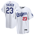 Kyle Tucker Los Angeles Dodgers Home Stadium Jersey - White | Stitched Baseball Jersey TJS0898