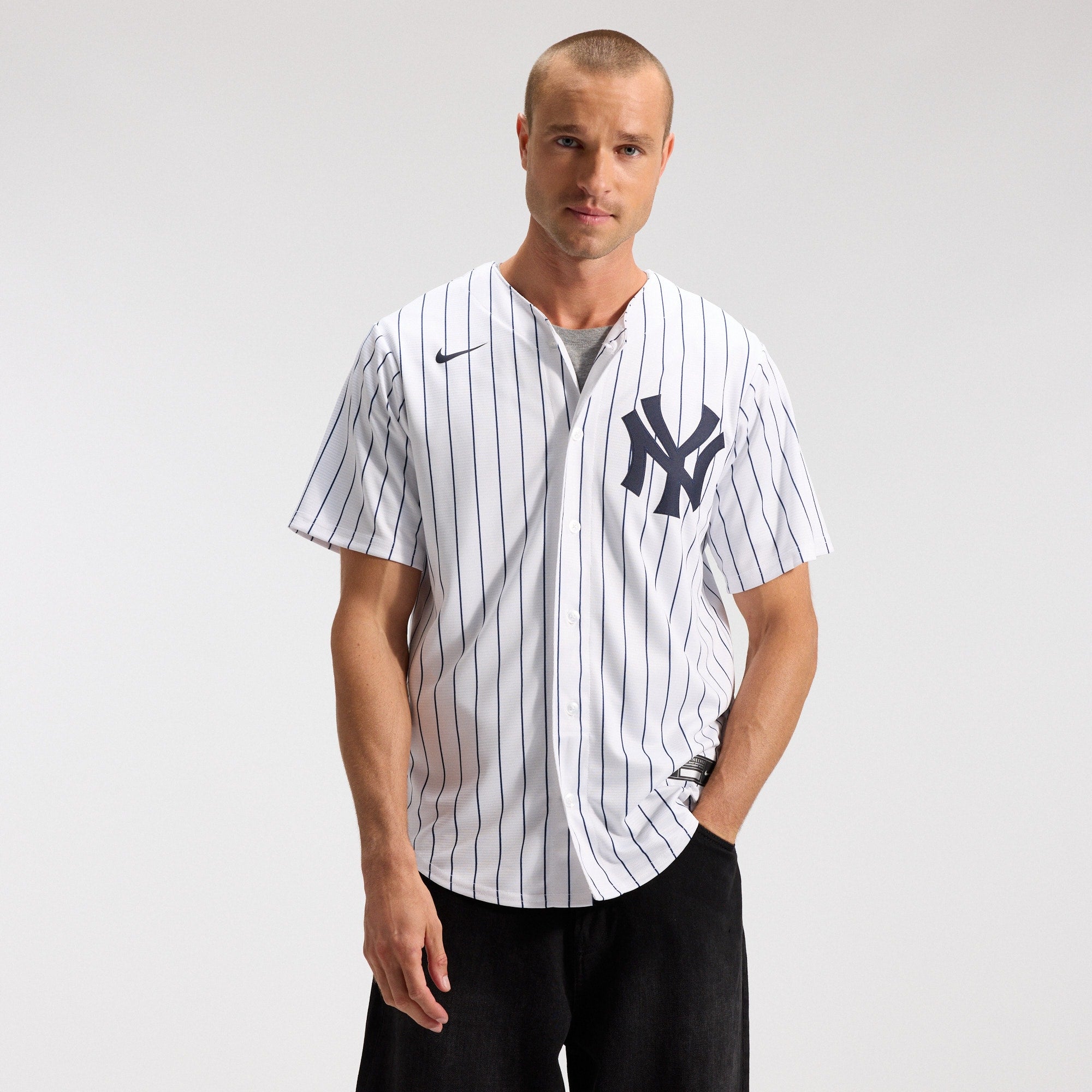 New York Yankees Home Replica Team Jersey - White | Stitched Baseball Jersey TJS0875
