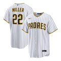 Mason Miller San Diego Padres Home Replica Jersey - White | Stitched Baseball Jersey TJS0917