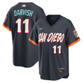 Yu Darvish San Diego Padres 2026 City Connect Stadium Jersey - Obsidian | Stitched Baseball Jersey TJS0949