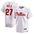 Aaron Nola Philadelphia Phillies Home Limited Player Jersey - White | Stitched Baseball Jersey TJS0963