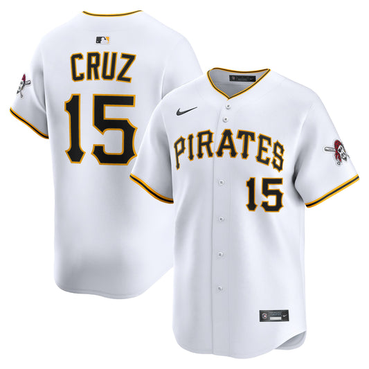 Oneil Cruz Pittsburgh Pirates Home Limited Player Jersey - White | Stitched Baseball Jersey TJS0857