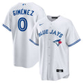 Andres Gimenez Toronto Blue Jays Home Replica Jersey - White | Stitched Baseball Jersey TJS0833