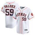 Framber Valdez Houston Astros Home Limited Player Jersey - White | Stitched Baseball Jersey TJS0799