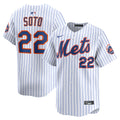 Juan Soto New York Mets Home Limited Player Jersey - White | Stitched Baseball Jersey TJS0883