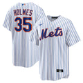 Clay Holmes New York Mets Home Replica Jersey - White | Stitched Baseball Jersey TJS0876