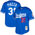 Mike Piazza Los Angeles Dodgers M & N Big & Tall Cooperstown Mesh Batting Practice Jersey - Royal | Stitched Baseball Jersey TJS0718