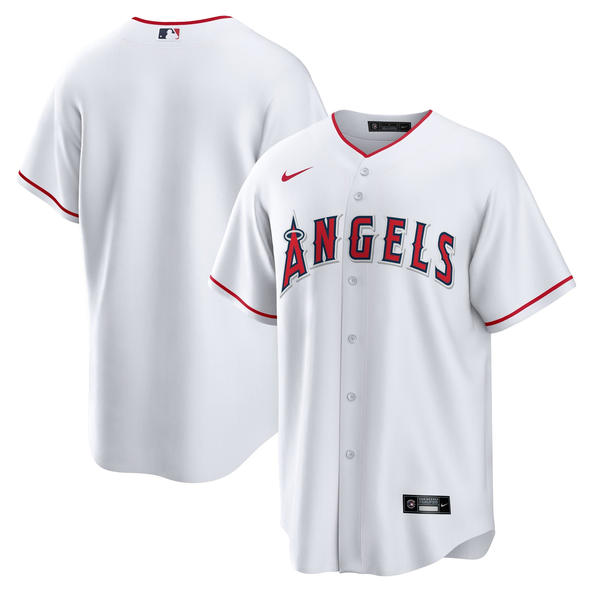 Los Angeles Angels Home Blank Replica Jersey - White | Stitched Baseball Jersey TJS0603
