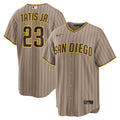 Fernando Tatis Jr. San Diego Padres Alternate Replica Jersey - Sand | Stitched Baseball Jersey TJS0973
