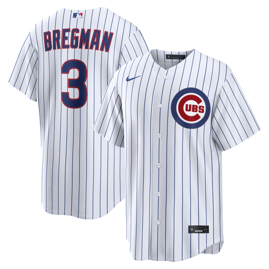 Alex Bregman Chicago Cubs Home Replica Jersey - White | Stitched Baseball Jersey TJS0922