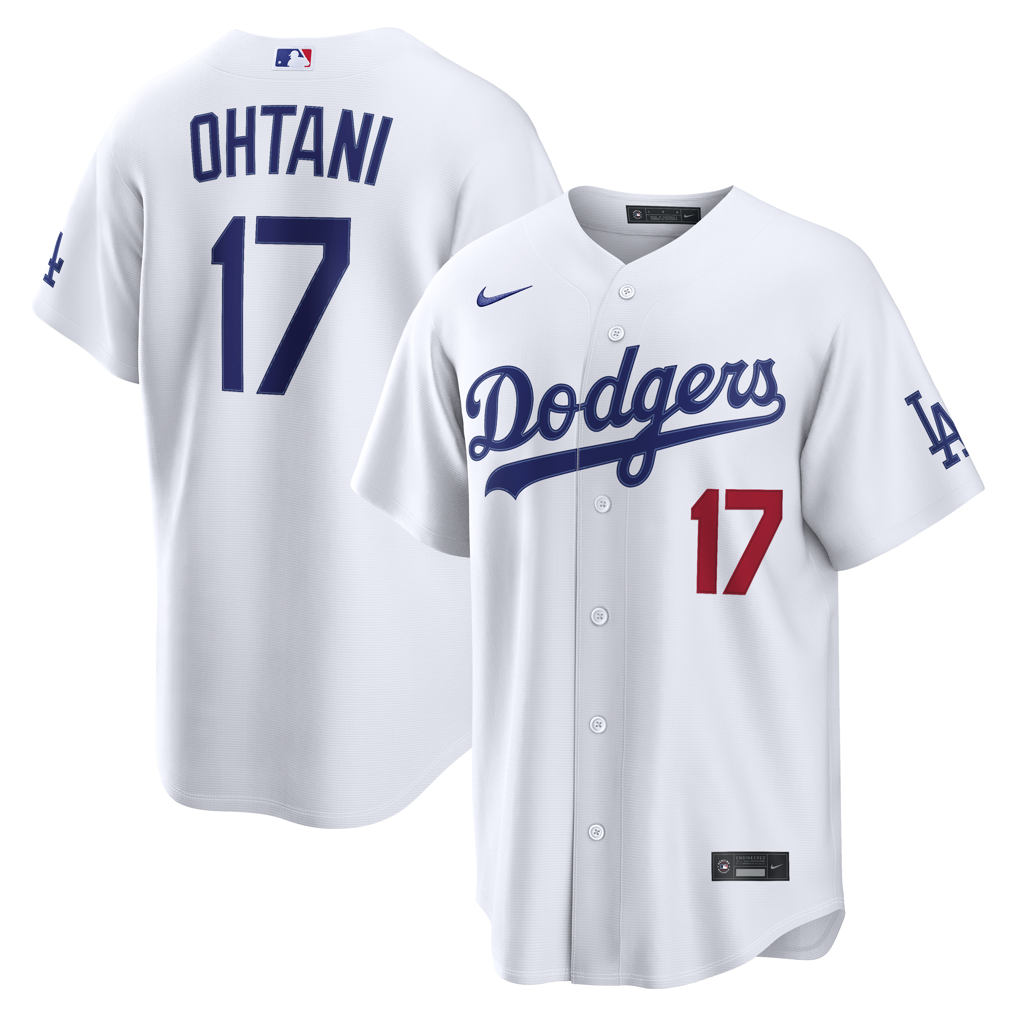 Shohei Ohtani Los Angeles Dodgers Home Stadium Jersey - White | Stitched Baseball Jersey TJS0637