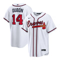 Mauricio Dub�n Atlanta Braves Home Replica Jersey - White | Stitched Baseball Jersey TJS0609