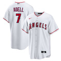 Jo Adell Los Angeles Angels Home Replica Jersey - White | Stitched Baseball Jersey TJS0950