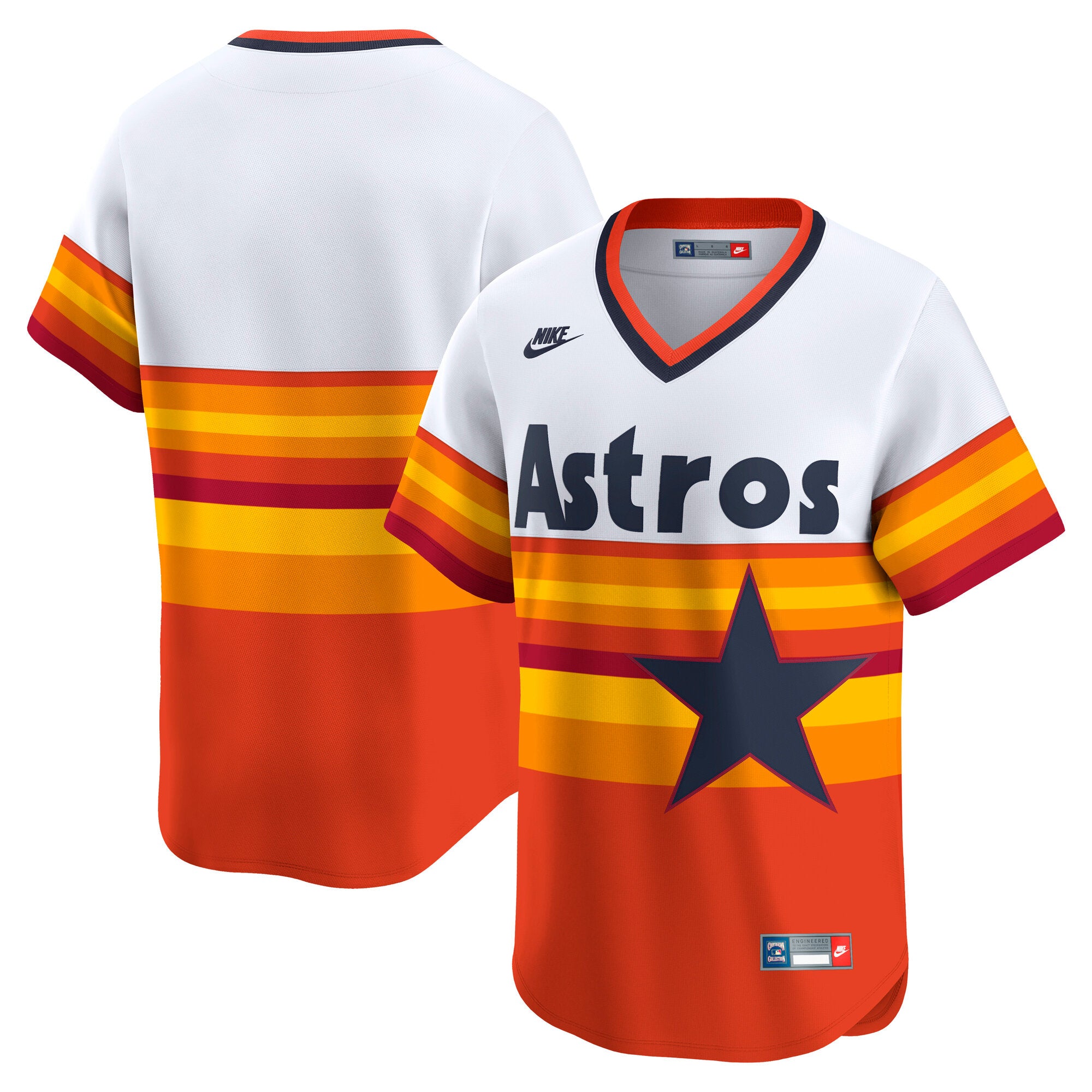 Houston Astros Cooperstown Collection Limited Jersey - White | Stitched Baseball Jersey TJS0984