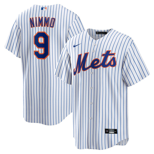 Brandon Nimmo New York Mets Home Replica Jersey - White | Stitched Baseball Jersey TJS0723