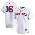 Jarren Duran Boston Red Sox Home Limited Player Jersey - White | Stitched Baseball Jersey TJS0613