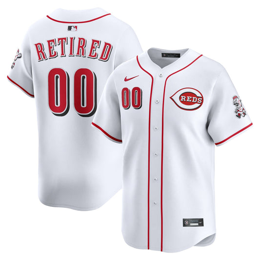 Cincinnati Reds Home Limited Pick-A-Player Retired Roster Jersey - White | Stitched Baseball Jersey TJS0787
