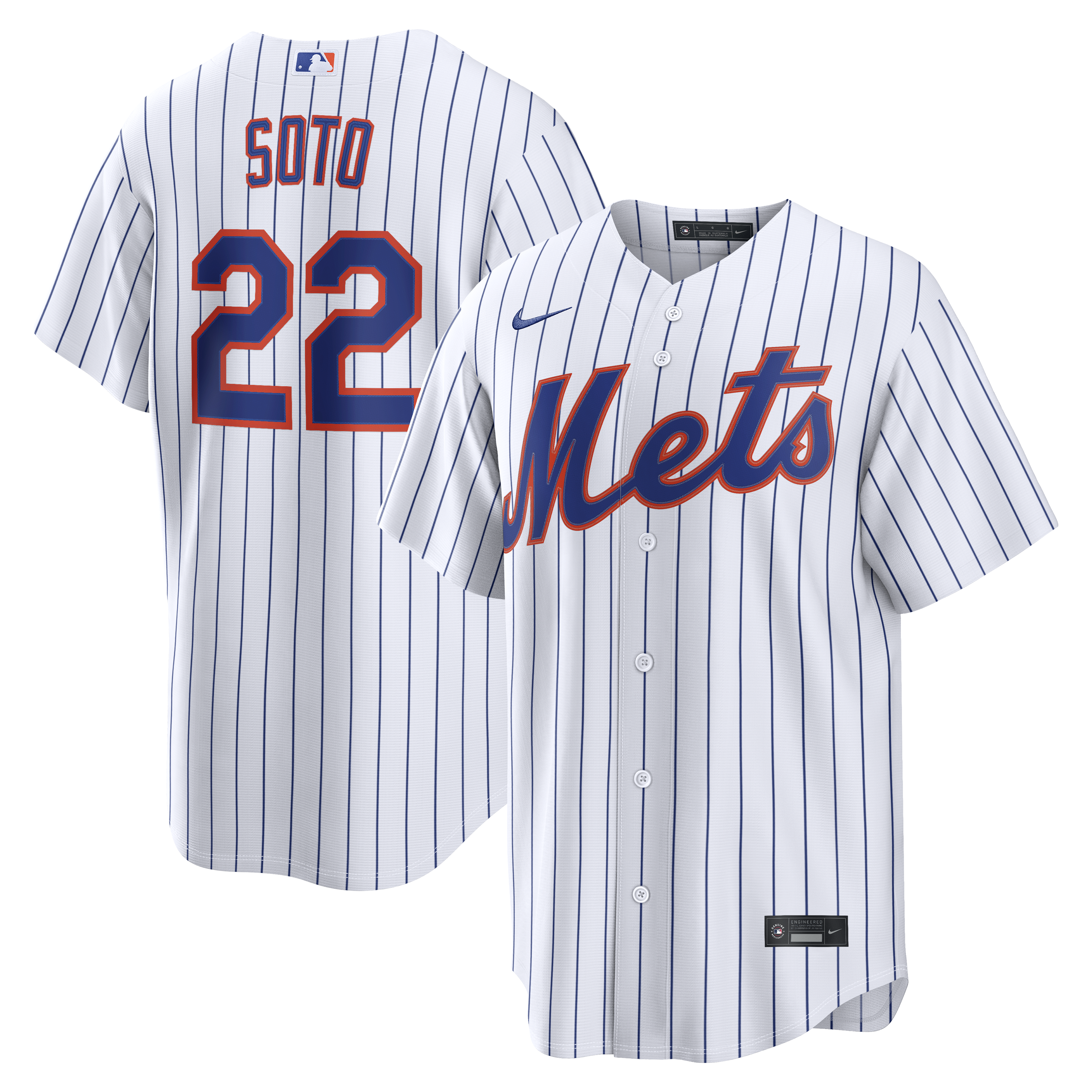 Juan Soto New York Mets Home Replica Jersey - White | Stitched Baseball Jersey TJS0769