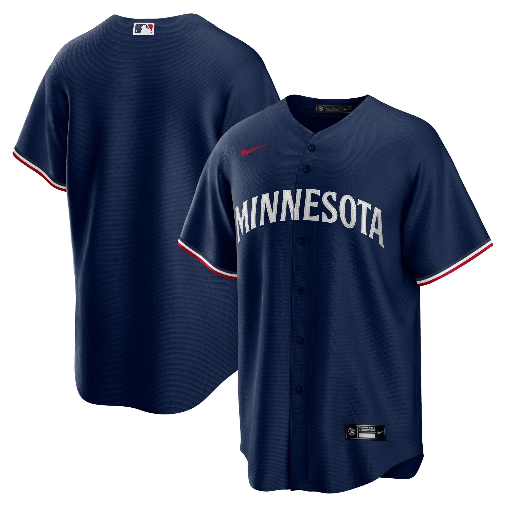 Minnesota Twins Alternate Replica Team Logo Jersey - Navy | Stitched Baseball Jersey TJS0900