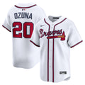 Marcell Ozuna Atlanta Braves Home Limited Player Jersey - White | Stitched Baseball Jersey TJS0873