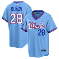 Matt Olson Atlanta Braves 2026 City Connect Stadium Jersey - Powder Blue | Stitched Baseball Jersey TJS0933