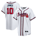 Chipper Jones Atlanta Braves Home Retired Player Replica Jersey - White | Stitched Baseball Jersey TJS0969