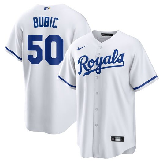 Kris Bubic Kansas City Royals Home Replica Jersey - White | Stitched Baseball Jersey TJS0978