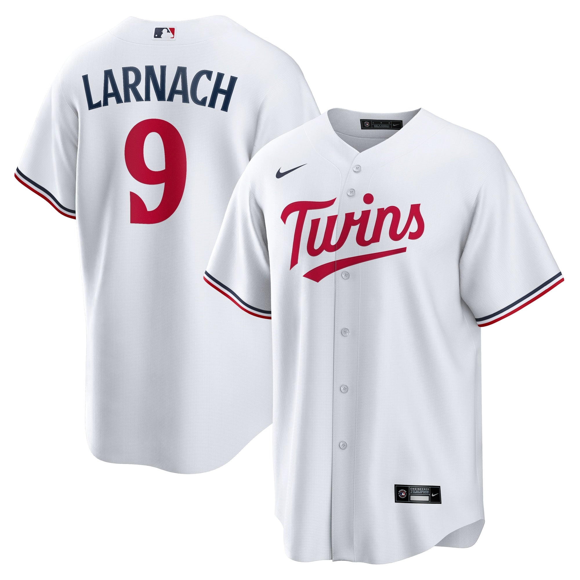 Trevor Larnach Minnesota Twins Home Replica Jersey - White | Stitched Baseball Jersey TJS0916