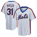 Mike Piazza New York Mets Home Cooperstown Collection Player Jersey - White | Stitched Baseball Jersey TJS0829