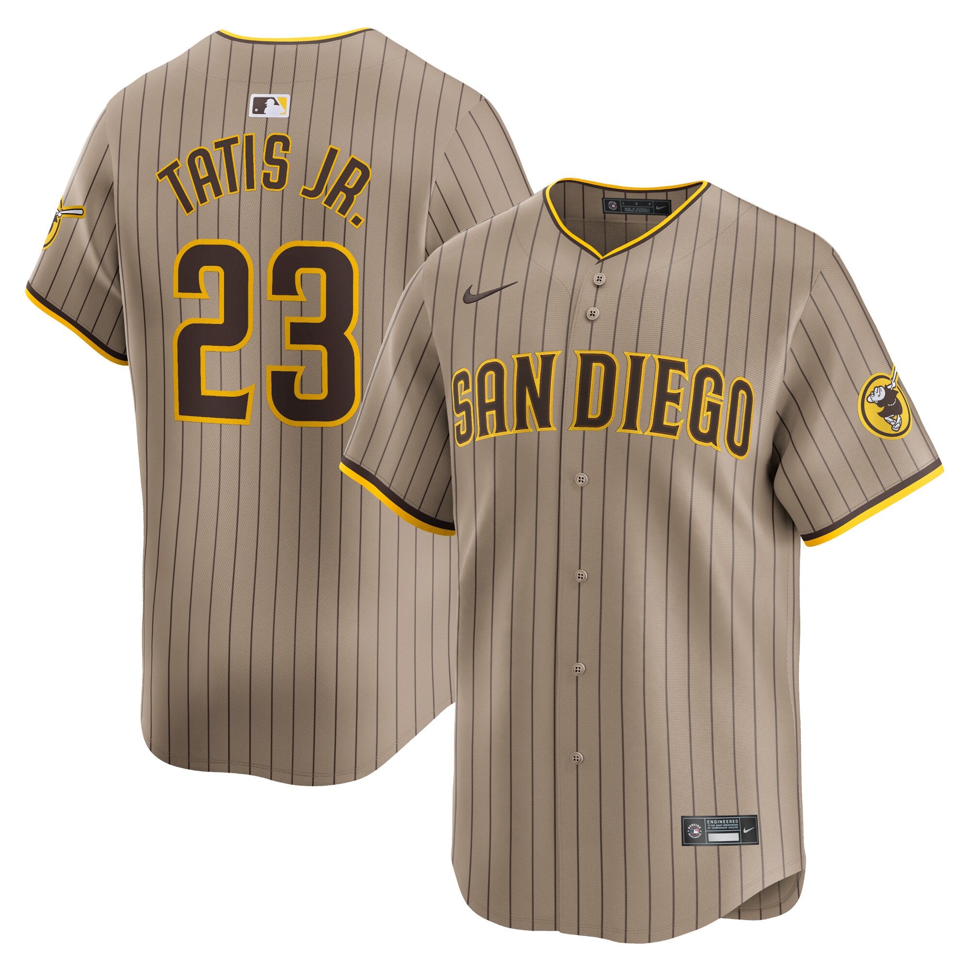 Fernando Tatis Jr. San Diego Padres Alternate Limited Player Jersey � Tan | Stitched Baseball Jersey TJS0905