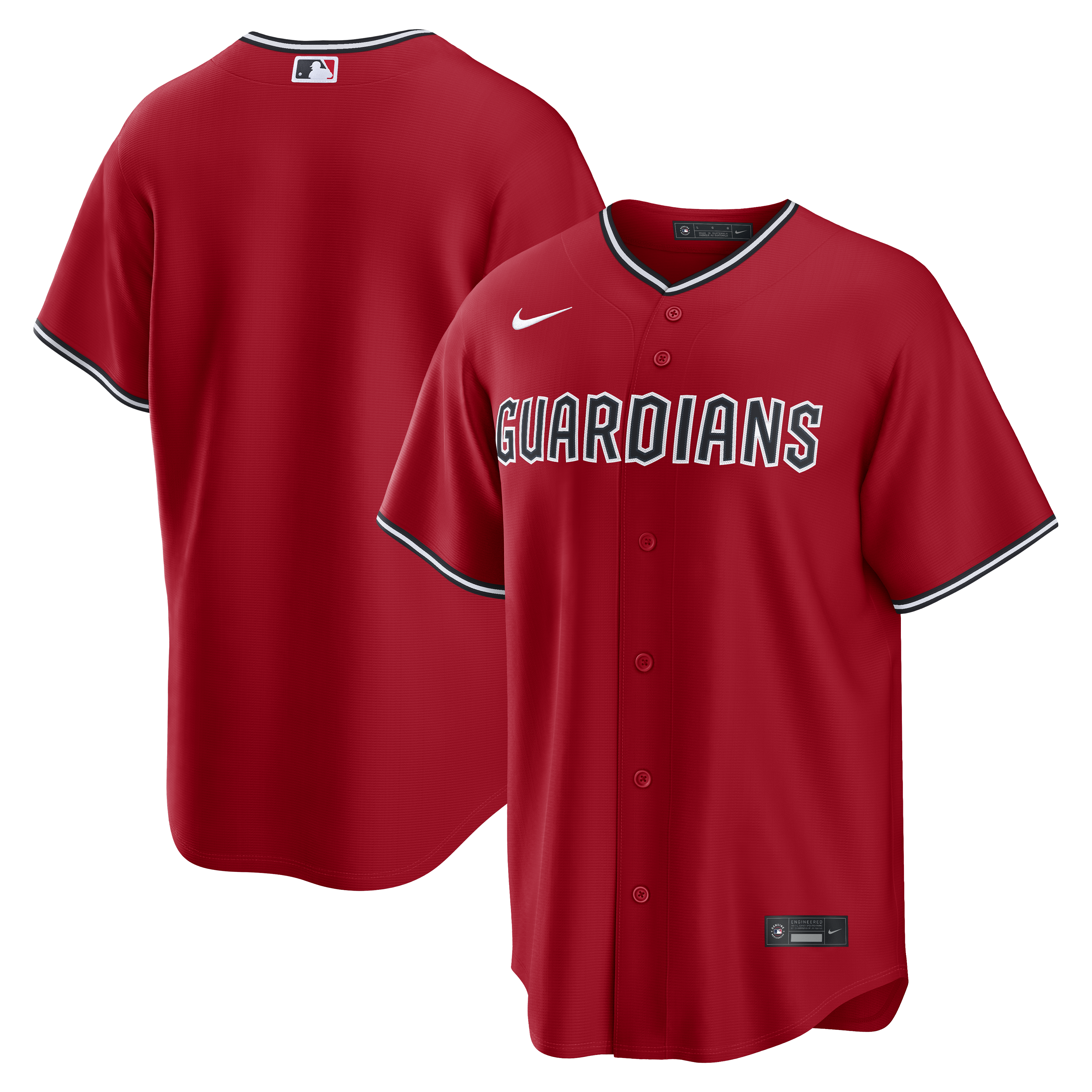 Cleveland Guardians Alternate Replica Jersey - Red | Stitched Baseball Jersey TJS0785