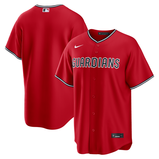 Cleveland Guardians Alternate Replica Jersey - Red | Stitched Baseball Jersey TJS0785