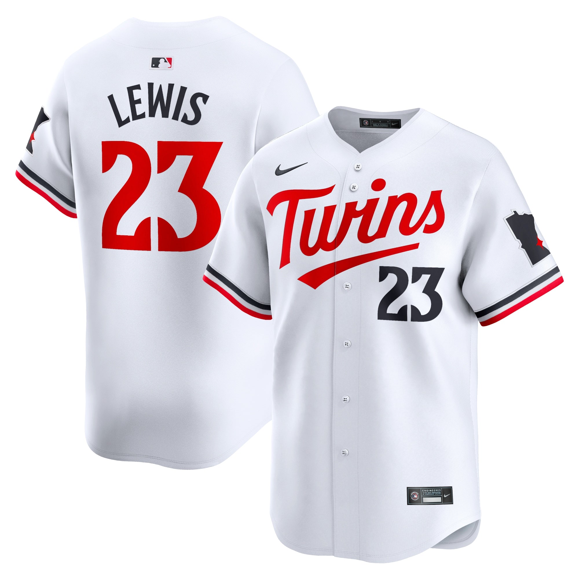Royce Lewis Minnesota Twins Home Limited Player Jersey - White | Stitched Baseball Jersey TJS0871