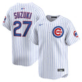 Seiya Suzuki Chicago Cubs Home Limited Player Jersey - White | Stitched Baseball Jersey TJS0868