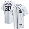 Kerry Carpenter Detroit Tigers Home Replica Jersey - White | Stitched Baseball Jersey TJS0869