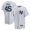 Gerrit Cole New York Yankees Home Replica Player Name Jersey - White | Stitched Baseball Jersey TJS0811