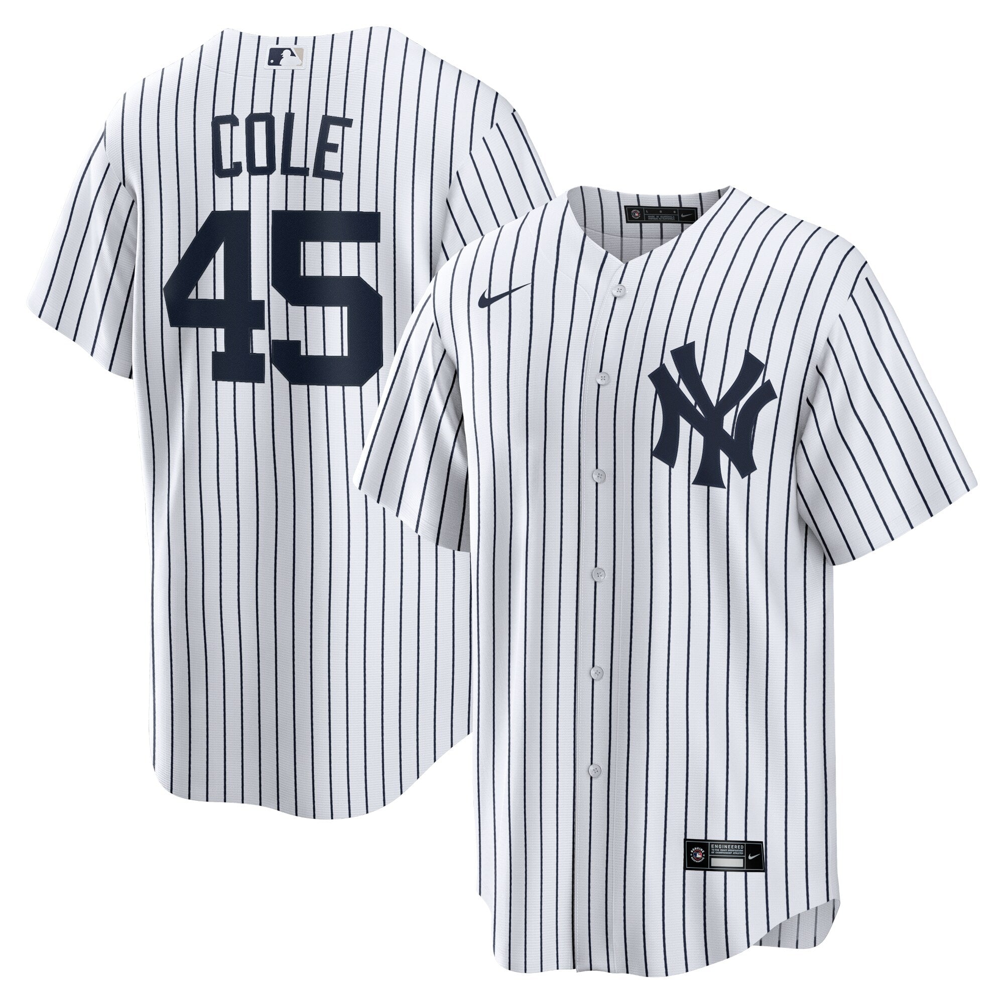 Gerrit Cole New York Yankees Home Replica Player Name Jersey - White | Stitched Baseball Jersey TJS0811