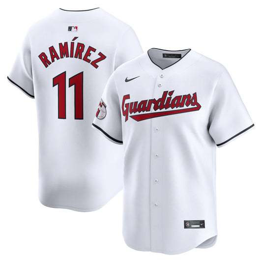 Jose Ramirez Cleveland Guardians Home Limited Player Jersey - White | Stitched Baseball Jersey TJS0816
