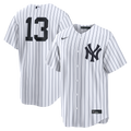 Jazz Chisholm Jr. New York Yankees Home Replica Jersey - White | Stitched Baseball Jersey TJS0825