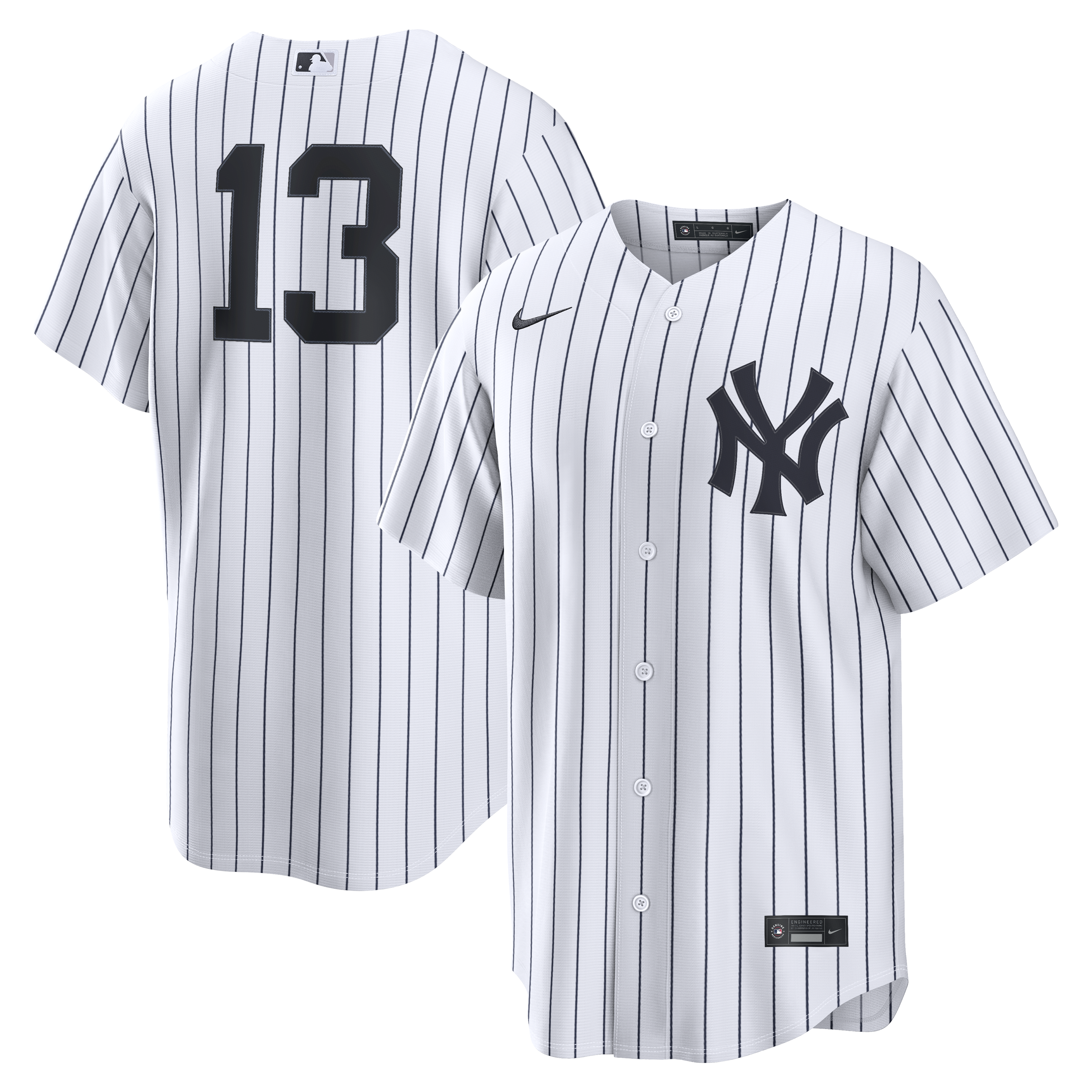 Jazz Chisholm Jr. New York Yankees Home Replica Jersey - White | Stitched Baseball Jersey TJS0825