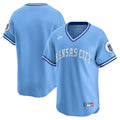 Kansas City Royals Cooperstown Collection Limited Jersey - Light Blue | Stitched Baseball Jersey TJS0724