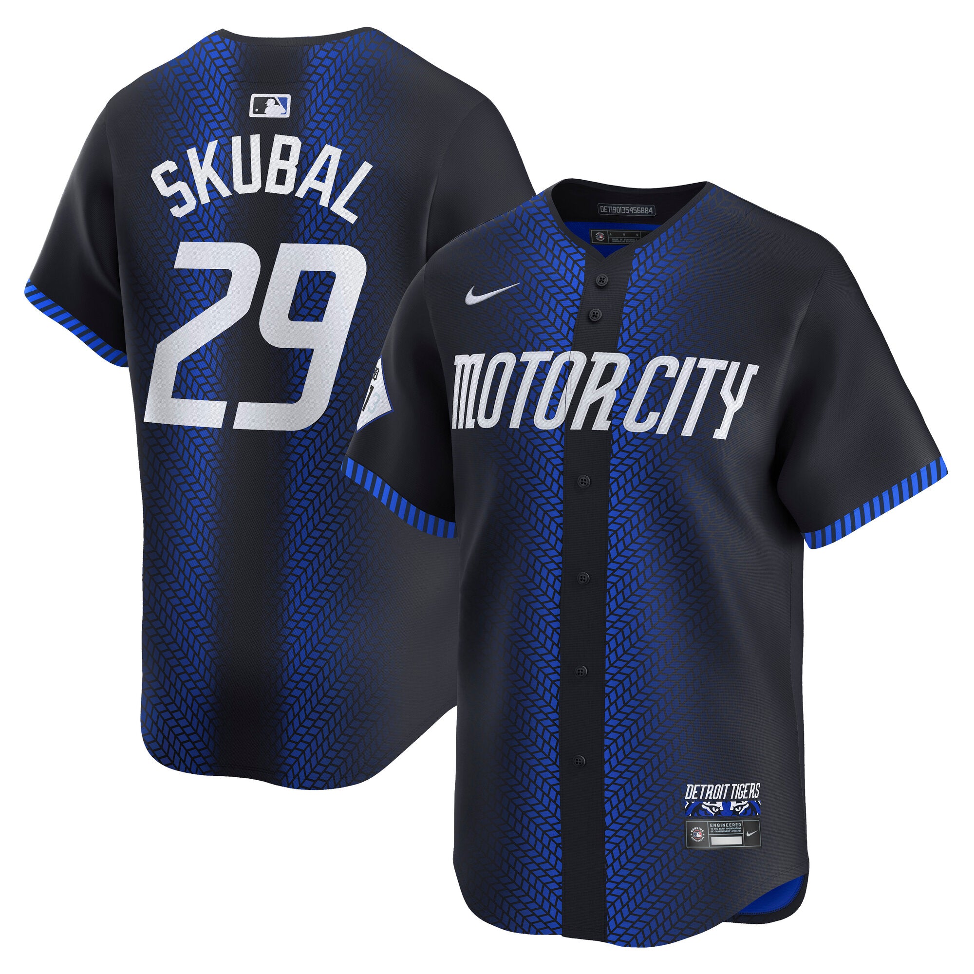Tarik Skubal Detroit Tigers City Connect Limited Jersey - Navy | Stitched Baseball Jersey TJS0783