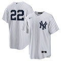 Ben Rice New York Yankees Home Replica Jersey - White | Stitched Baseball Jersey TJS0844