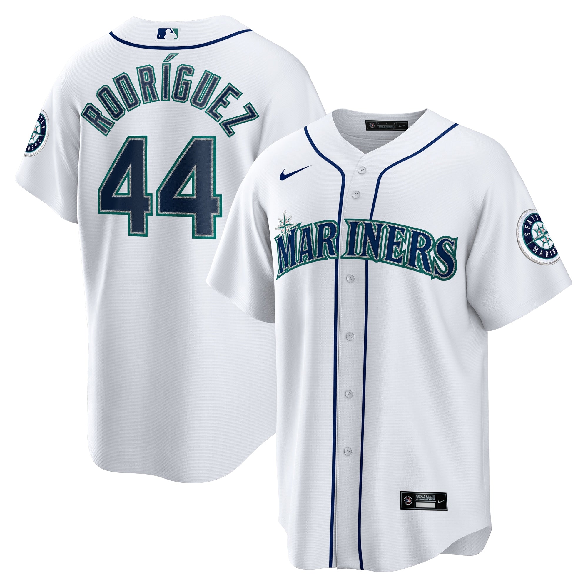 Julio Rodriguez Seattle Mariners Home Replica Jersey - White | Stitched Baseball Jersey TJS0628