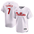 Trea Turner Philadelphia Phillies Home Limited Player Jersey - White | Stitched Baseball Jersey TJS0902