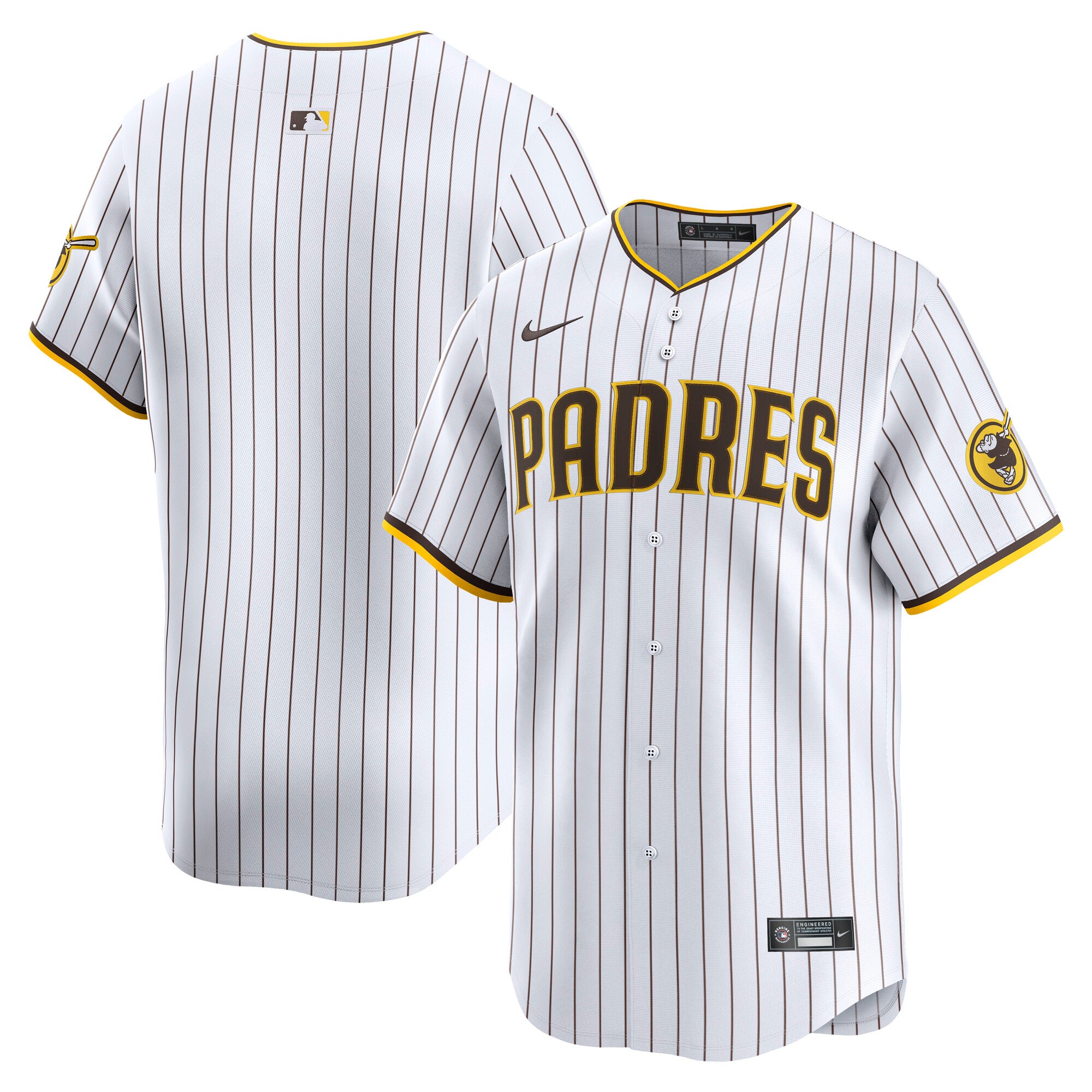 San Diego Padres Home Limited Jersey - White | Stitched Baseball Jersey TJS0979