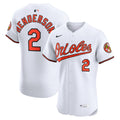 Gunnar Henderson Baltimore Orioles Home Elite Jersey - White | Stitched Baseball Jersey TJS0870