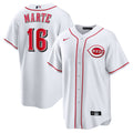 Noelvi Marte Cincinnati Reds Home Replica Jersey - White | Stitched Baseball Jersey TJS0885