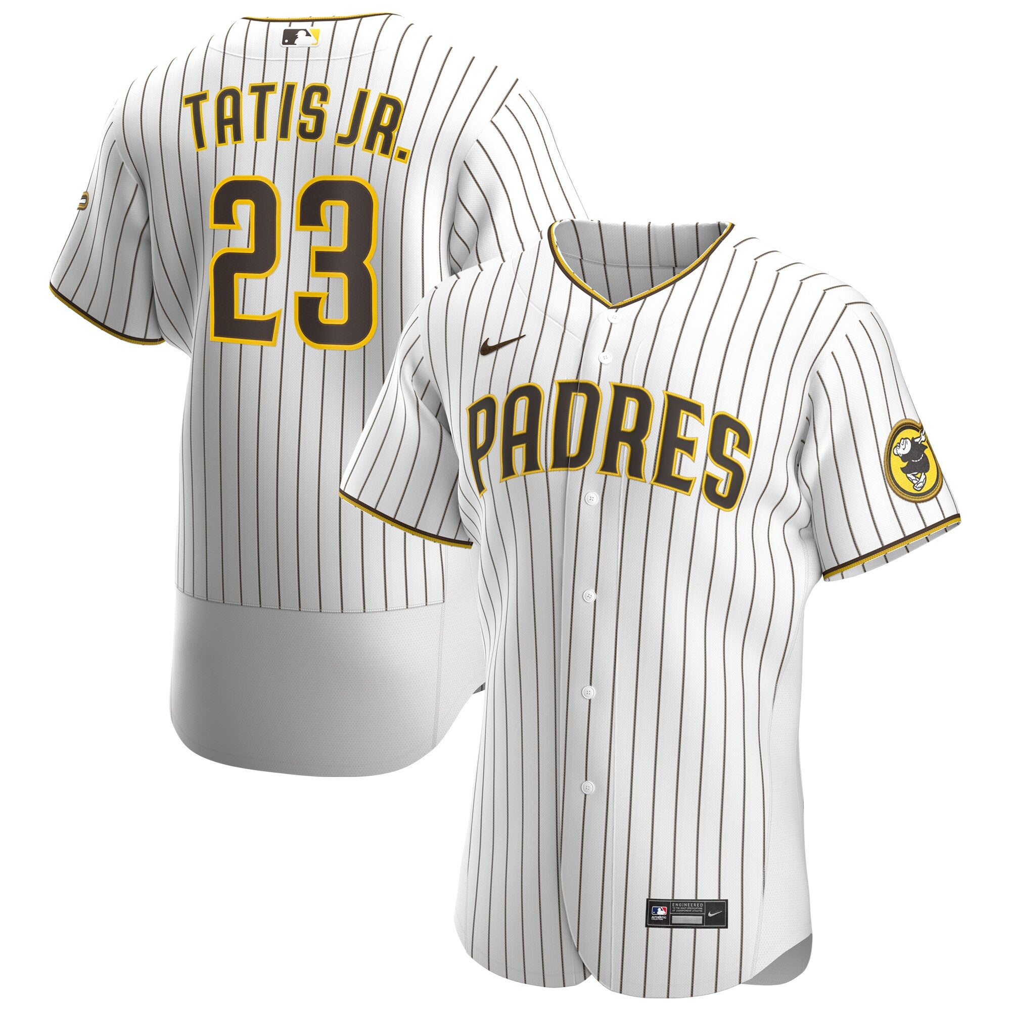 Fernando Tat�s Jr. San Diego Padres Home Player Jersey - White/Brown | Stitched Baseball Jersey TJS0952